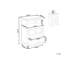 Kirshan 39cm W Bedside Table