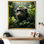 Photo d'un orang-outan dans la forêt tropicale sur toile