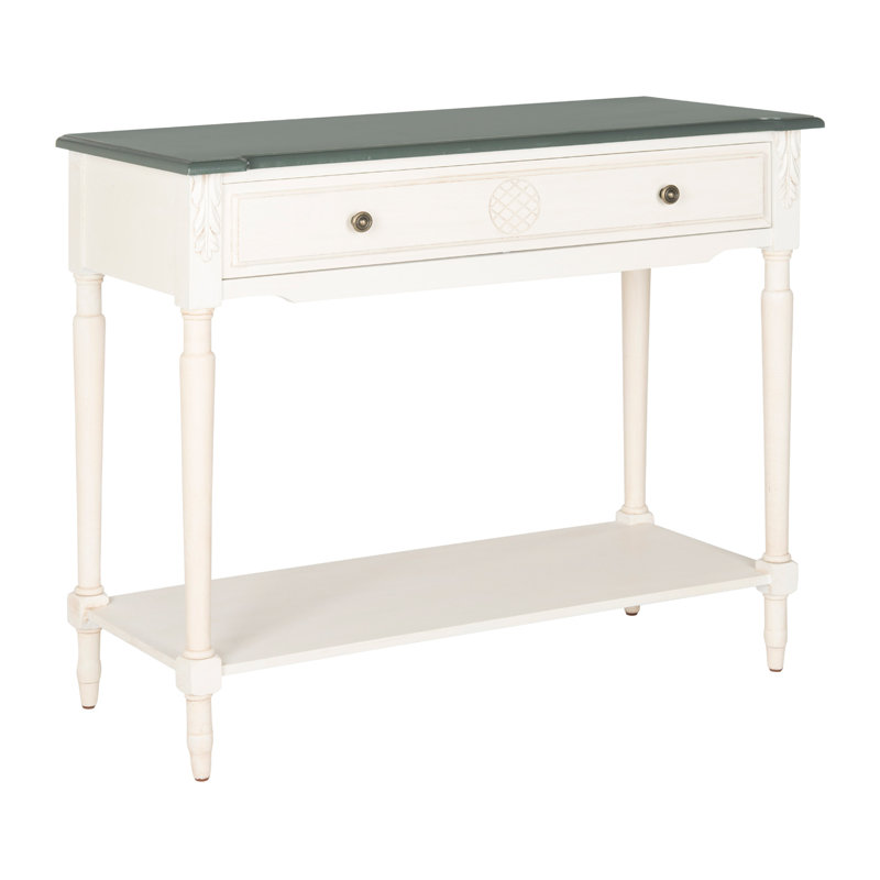 39'' Solid Wood Top Console Table