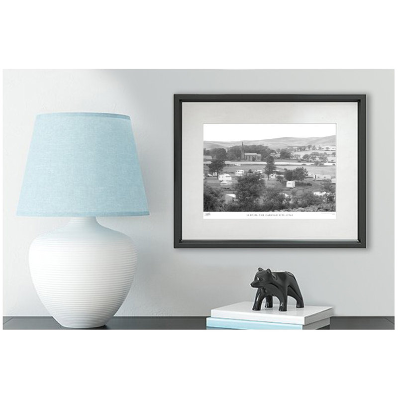 Sabden, The Caravan Site C1965 - Single Picture Frame Print, 60cm H x 80cm W x 2.3cm D