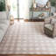 Tapis beige en coton tissé à plat à la main Barclay-1566581174