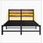 Beige; lit double brun / double-751035772-751035773