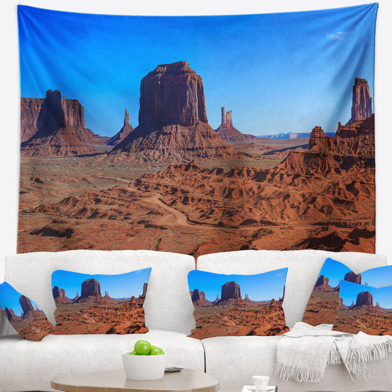 Tapisserie «Landscape Monument Valley National Park», H 32 po x l 39 po