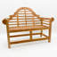 Siobhan Solid Wood Teak Outdoor Bench