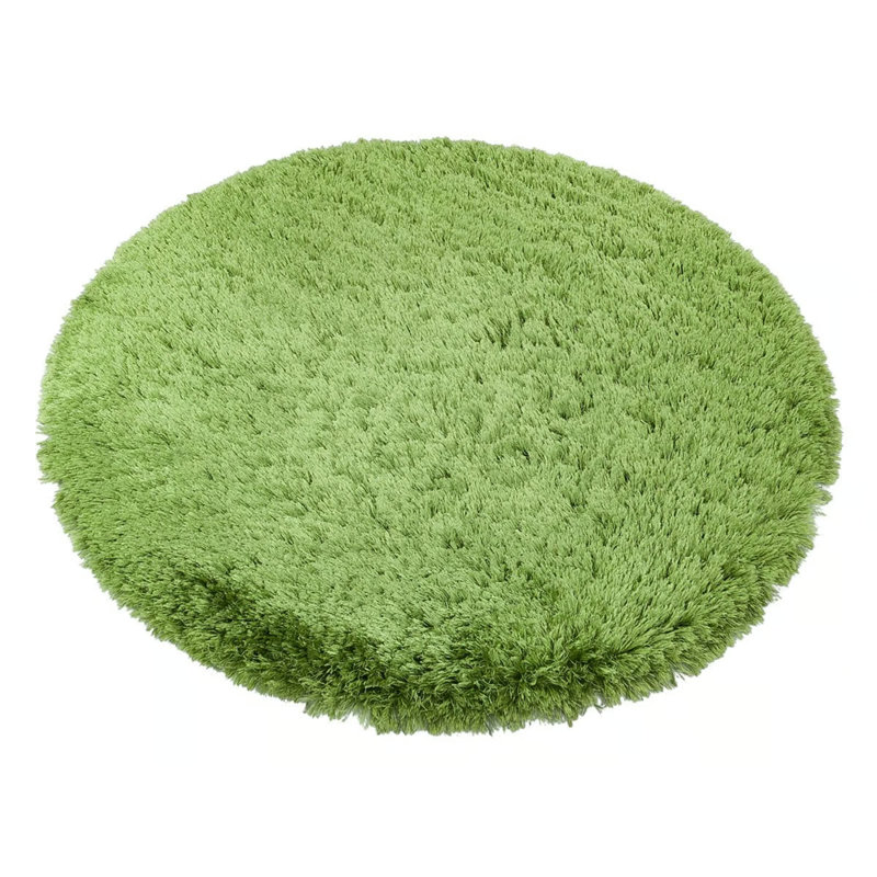Tapis rond en coton Tulisia, Rond 4 pi 11 po