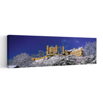Hohenschwangau Castle Schwangau Germany by Collezione Panoramica - Wrapped Canvas Panoramic Print