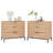 3 Drawers Nightstand , 31" Large Wooden Bed Side Table-706331075