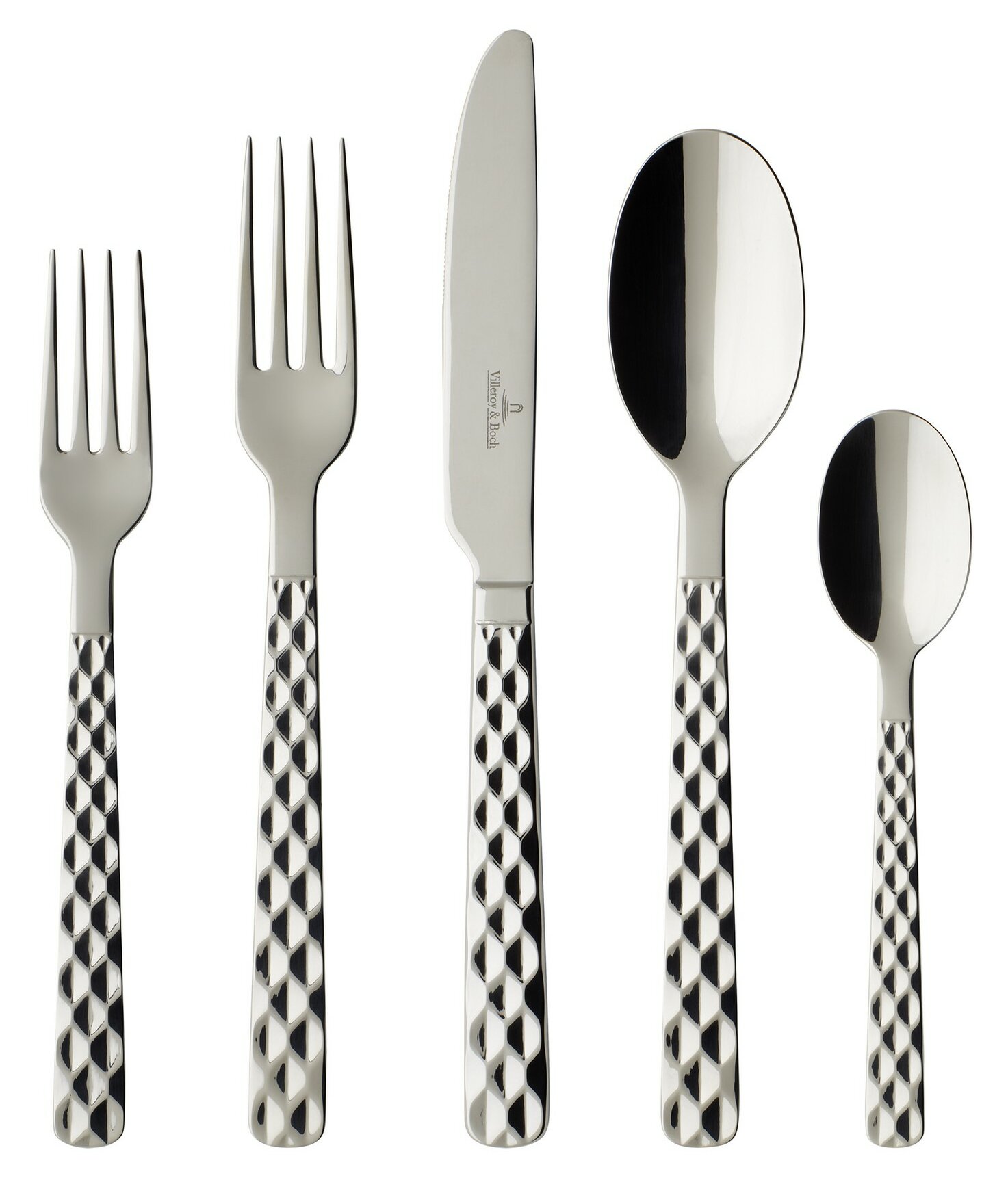 Villeroy & Boch Boston 5 - Piece Stainless Steel Flatware Set, Service for  1