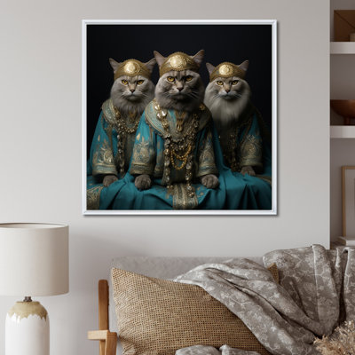 " Turquoise Gracious Sultan Cats "