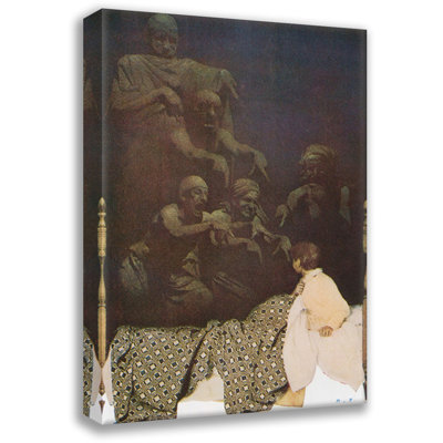 Toile tendue Seein 'Things par Maxfield Parrish