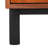 Elegant Linaris 18'' W Nightstand – Mid-Century Modern Rustic 2-Drawer Wood Table with Gold Handles-37180203