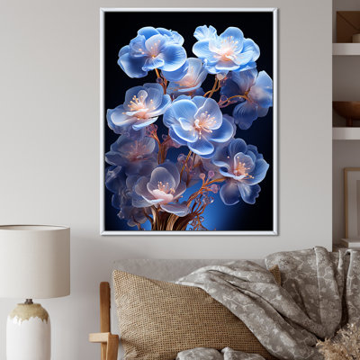 " Midnight Indigo Pansy Wonders I "