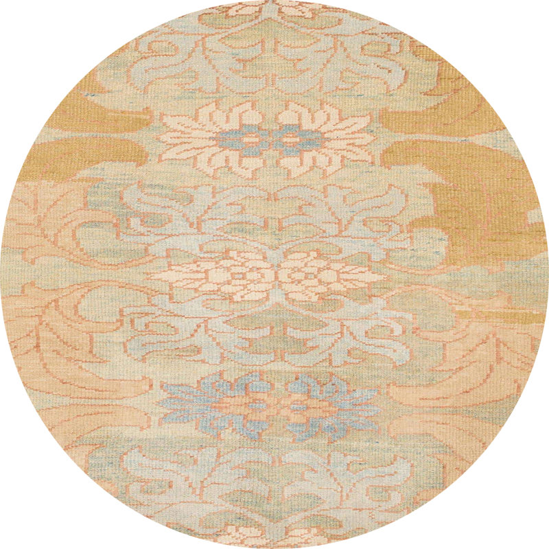 Fetcham Abstract Indoor Rug, Round 7'