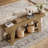 63" Console Table with Arched Legs, 2-Tier Large Farmhouse Entryway Table for Hallway, Living Room or Bedroom, Light Brown