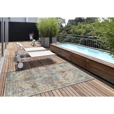 Craiginorne Moroccan Indoor / Outdoor Area Rug