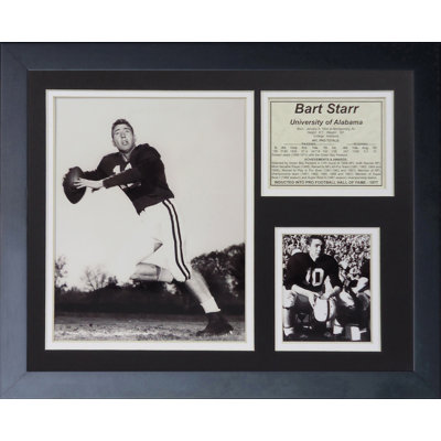 Bart Starr - Alabama Framed Memorabilia