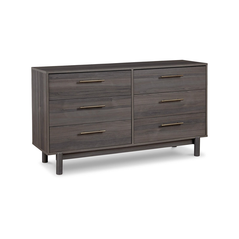 Commode double 6 tiroirs l 59 po