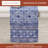 Maison d' Hermine Table Runner 100% Cotton Single Layer Table Runners 108 inches Long Decorative for Home Kitchen Dining Valentines Day Decorations Spring Summer (Melodie Bleue , 14.5" x 108")-124339990