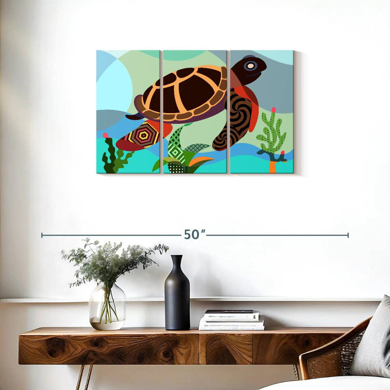 Brampt Spectrum Sea Turtle, 20" H x 33" W