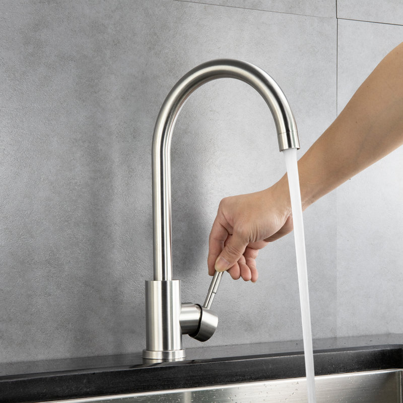AA Warehousing Kitchen Faucet, Brushed Nickel