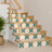 12" x 12" Mediterranean Spanish-Inspired Decorative Ceramic Pattern Vinyl Peel and Stick Mosaic Tile