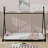 Metal House Platform Bed With Triangle Structure-459584694