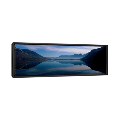 Panoramic St. Wolfgangsee and Alps Salzkammergut Austria Photographic Print on Canvas