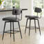 Bayardo Swivel 27.4'' Leather Counter Stool-88759065