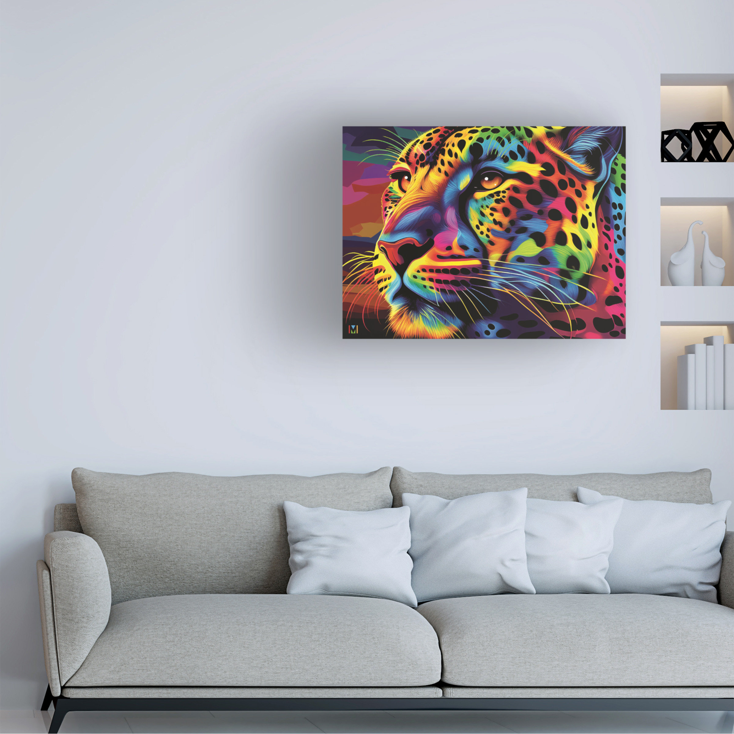 Winston Porter Michael David Ward Abstract Leopard Canvas Art - Wayfair ...