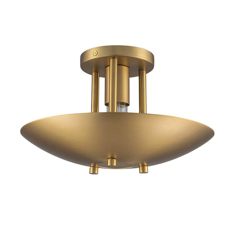 Plafonnier encastré 1 lumière Mid-Century