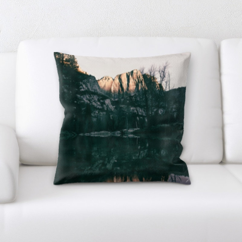 Microsuede Throw Pillow