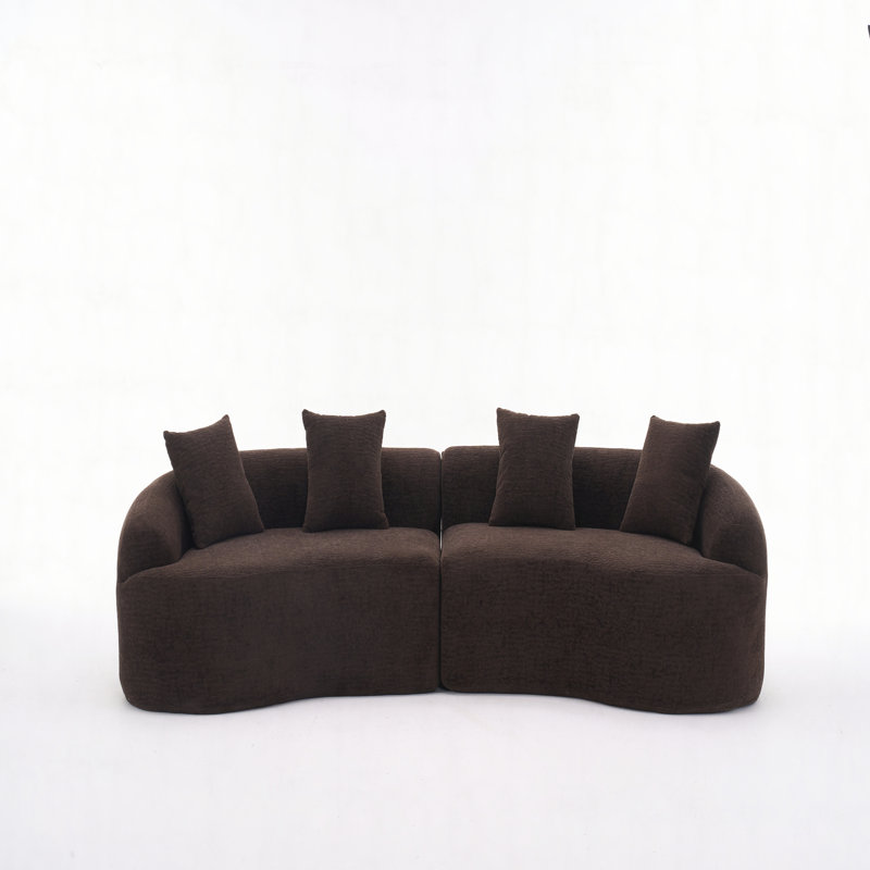 4 Seater Sofa with 30D ,60 Hardness full sponge,4 pillow for Living Room, Home Furniture Sleeper Sectional Sofa for Apartmentess full sponge,4 pillow for Living Room, Home Furniture Sleeper Sectional Sofa for Apartment