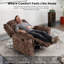Fauteuil inclinable standard standard en microfibre respirante 38,6 po Sidh-99324968