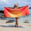 Serviette de plage en microfibre Caroli-75204851