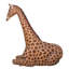 Statue de jardin giraffe assis dakarai