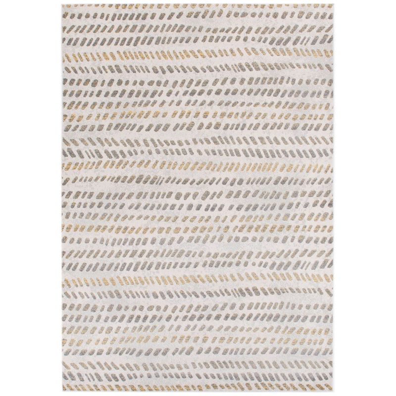 Abstract Rug, Rectangle 5'3" x 7'7"