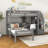 Gara Kids Twin Over Twin Bunk Bed with Drawers-1673151114
