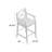Zaryiah Acacia Outdoor Stool with Cushion-1998255652