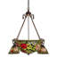Tiffany Rosebush 10 - Light Chandelier