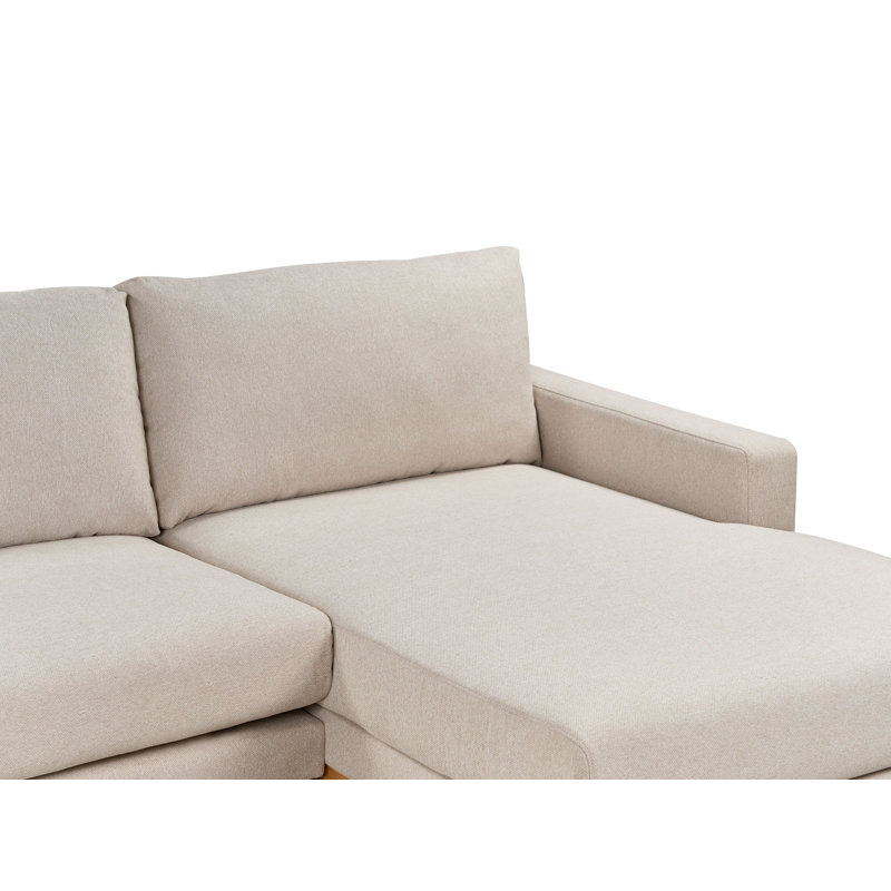 4 Seater Sectional, Fabric - Beige