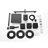 Shower System In Matte Black With Practical Design: Head, Hand Shower, Slide Bar, Bodysprays, Arm, Hose, Valve Trim Bathroom Shower: Head-118625484