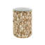 Dryden Glass Top Pedestal End Table