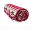 Jeté ultra doux bleu marine et rose Southwest