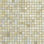 Zinnia 1 5/8" x 5/8" Iridescent Glass Mosaic