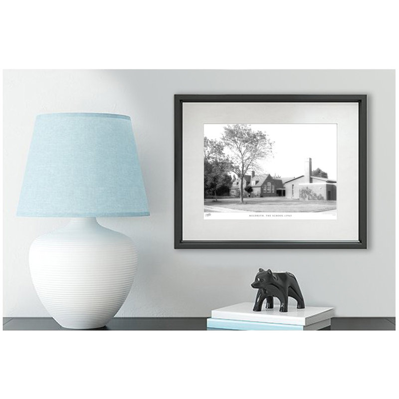 Meldreth, the School C1965 1 Piece Single Picture Frame Wall Art, 28cm H x 36cm W x 2.3cm D