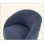 Fauteuil demi-tonneau pivotant en bois massif Boucle-446839045