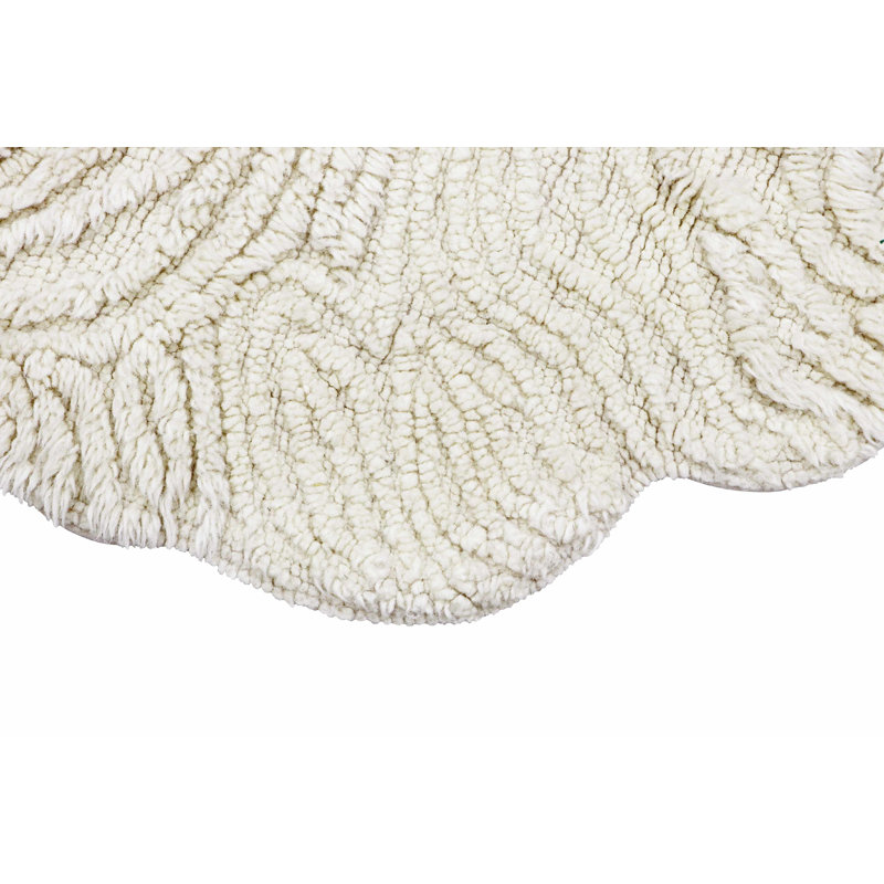 Pink Nose Sheep Hand Woven Shag Wool Area Rug