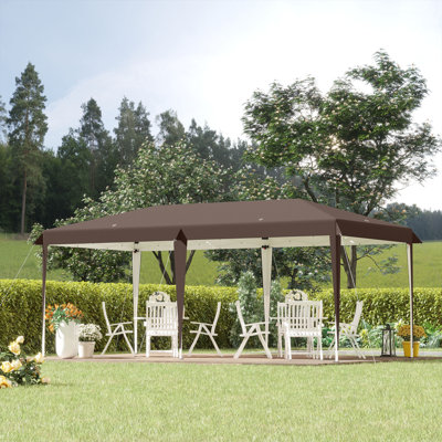 240'' W x 120'' D Steel Pop-Up Canopy