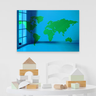 World Country Map Modern Acrylic Wall Decor