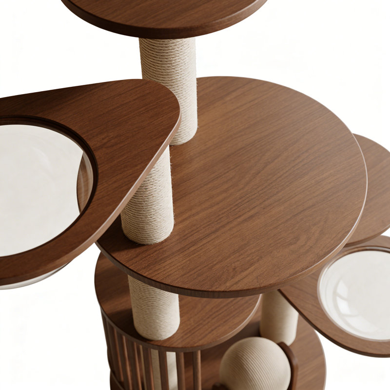 Simple Fashionable Multi-level Cat Climbing Frame